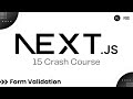 Next JS 15 Crash Course for Beginners | 06 Register Form Validation with Zod
