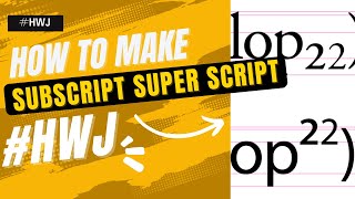 HTML Subscript and Superscript | Koncinseology