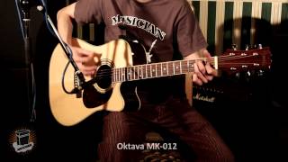 Oktava MK-012 on Ac.Guitar Mitchell MD 200 SCE