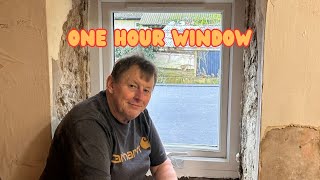 Installing a UPVC window in 1 hour