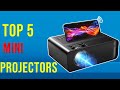 ✅ Top 5 : Best Mini Projectors Review - Best Mini Projector 2023 - Top Rated Portable Projector