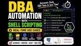 DBA Automation with Shell Scripting | Real-Time Use Cases