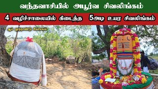 வந்தவாசியில் கண்டெடுக்கப்பட்ட அபூர்வ சிவலிங்கம் ||  Ancient Shiva Lingam  #tamilkoviltrips #aranpani