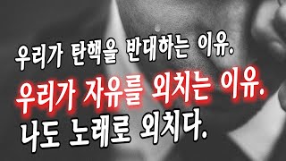 우리가 탄핵을 반대하는이유. 왜 자유의 소리를 노래로 만드는이유.