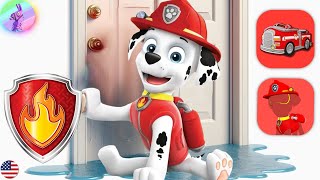 🌊PAW Patrol Marshall Saves Lookout Tower! [Mini-Cartoon] & Mini-Games! - @Mr.Peterman HD