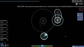 osu! / Miniministop Hitoyasumi no Uta [Mokuyoubi]Gakusei no Uta DT FC SS 100%