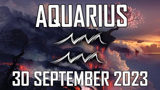 🌌 𝐀 𝐍𝐞𝐰 𝐂𝐲𝐜𝐥𝐞 𝐁𝐞𝐠𝐢𝐧𝐬 🌈Daily Horoscope Aquarius ♒ September 30, 2023 ✨