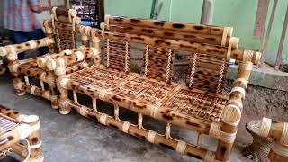 Bamboo Furniture|| Bamboo Sofa || Beautiful bamboo work