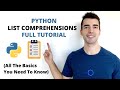 Python List Comprehensions Full Tutorial || Python For Beginners