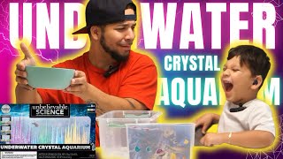 Crystal GROWING Aquarium Kit REVIEW! Five Below! STEM