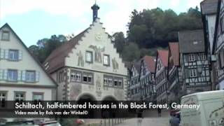 Schiltach, village with half-timbered houses, Black Forest, Germany