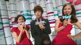 100619 Yonghwa, Yuri, Seohyun MC Cut - 1 @ Music Core