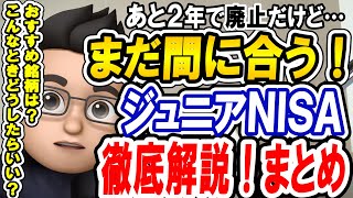 【つみたてシータ】ジュニアNISAへの疑問・まとめ７選【切り抜き】