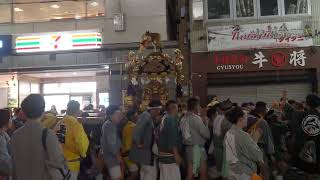 綱島諏訪神社御祭礼　例大祭　六町連合渡御（綱島駅前）　2024/08/25  c8