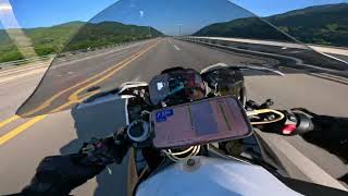 4K | BMW S1000RR |  도마치재 화악산 첫 와인딩 | SC-PROJECT GP70-R | 배기음 ASMR