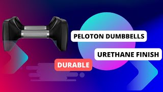 5 pounds Peloton Dumbbells made with solid iron, smooth,  odourless, non-tacky feel