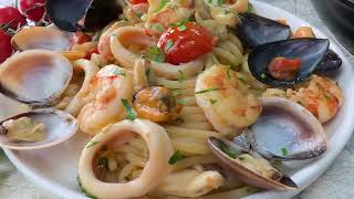 Spaghetti with seafood YT