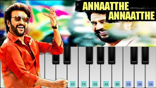 Annaatthe Annaatthe | Piano 🎹 Cover with NOTES | Annaatthe | SPB | Rajnikanth