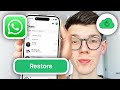 How To Restore WhatsApp Messages On A iPhone - Easy Guide