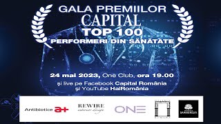 Excelența în medicină premiată la Gala Premiilor Capital Top 100 Performeri din Sănătate