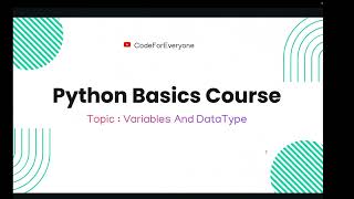 Python Variables - Day 2 | Beginners Guide🔥