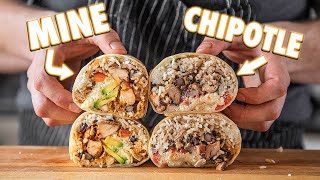 Making The Chipotle Burrito At Home | But Better