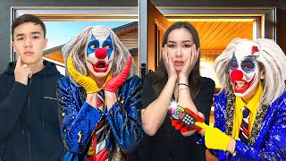 КЛОУННЫҢ ЕГІЗІ БАР ЕКЕН👯‍♀️😱 | ЕКІ КЛОУН ТАЛАСЫП ҚАЛДЫ🤦🏻‍♂️🤡