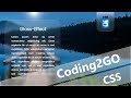Create a glass effect in CSS (Glassmorphism)