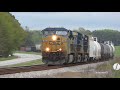 5m 4k chasing more canadians and other trains csx abbeville sub ga 04 07 2018 ©mbmars01