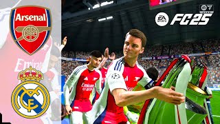 FC 25 - Arsenal Vs Real Madrid - Champions League 2025 Full  Match | PS5™