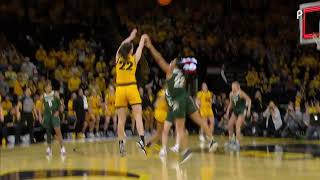 Caitlin Clark Finishes it in Style vs Michigan State