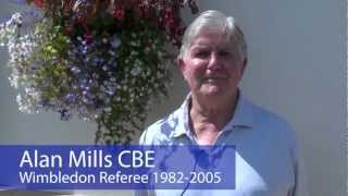 Interview with former Wimbledon Referee Alan Mills