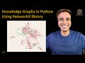 354 - Knowledge Graphs in Python Using NetworkX library