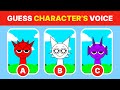 Guess The ALIVE😱 Sprunki Character By Their VOICE🔊 Raddy😡Durple😈Pinki💗 Retake 3