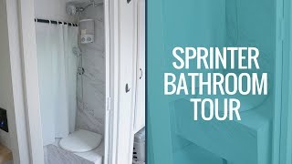 Van Life Tour: Sprinter Van Bathroom Tour | DIY Sprinter Van Shower