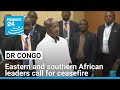 Eastern and southern African leaders call for ceasefire in DR Congo • FRANCE 24 English