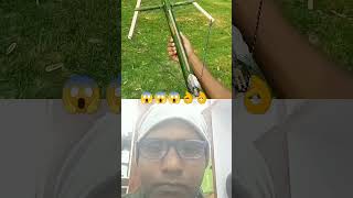 Wow Bamboo gun shooting #archery #bowmaker #bowmaking #viralvideo #youtubeshorts @shivnrayan1