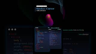 Smokey Effect Cursor #codewith_muhilan #css #coding #Cursor #animated