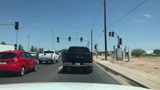 Driving through Maricopa, AZ north on John Wayne Parkway 347