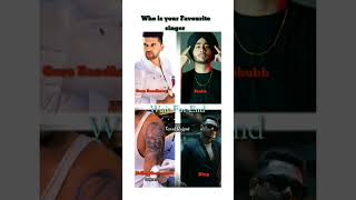 Guru Randhawa Vs Shubh  Vs Sidhu Moose wala  Vs King || 🔥🤘👨‍🎤 #shorts #trending #viral