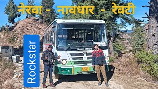 Nerwa - Rewati - Road (hrtc new bs6 bus)|| Himachal road transport corporation shimla-1 @Himbus136