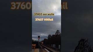 37402 and 37607 with 180 minute Late test train at Swinton