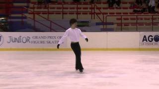 8 Vlad IONESCU (ROU) - ISU JGP Trofeo W.Lombardi 2011 Junior Men Free Skating