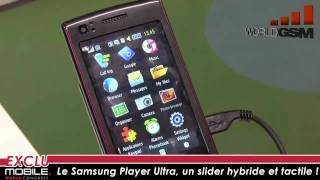 WORLDGSM : MWC de Barcelone, Samsung Player Ultra S8300