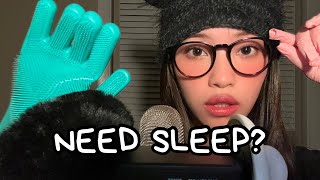 ASMR to Sleep Fast! 🌀 Relaxing Whispering Ear to Ear Massage & Tingly Triggers f