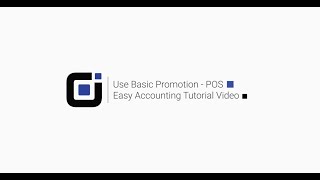 Use Basic Promotion POS