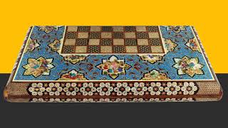 Persian Marquetry Khatam Kari Chess Backgammon Board Case Eden Design