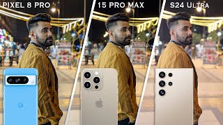 Samsung S24 Ultra vs iPhone 15 Pro Max vs Google Pixel 8 Pro - Best Camera 2024 !!