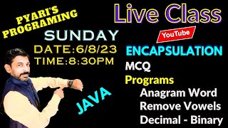 Java Encapsulation - 1 | Magic Word | Remove Vowels from word 10th ICSE