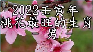 【古柏論命】2022壬寅年 桃花最旺的生肖 – 男